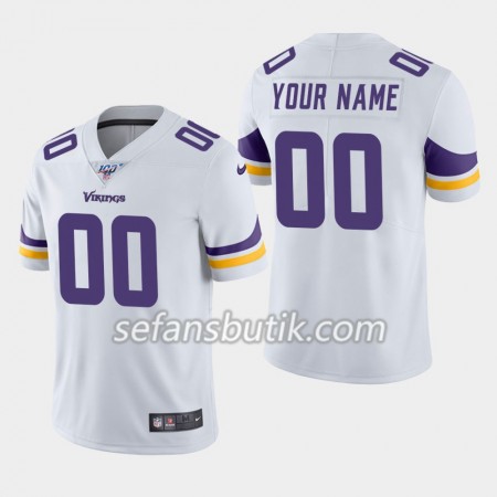 Minnesota Vikings Tröjor Custom Nike Vit 100th - Herr Minnesota Vikings Tröjor Custom Nike Vit 100th - Herr
